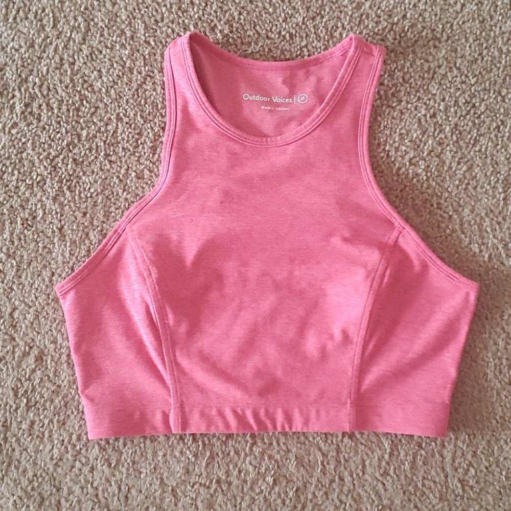 Pink crop top